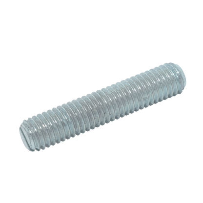 Slotted set screws with flat point, chamfered DIN 551 class 14H zinc plated