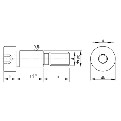 Hexagon socket cap screw f9 ISO 7379 steel 12.9