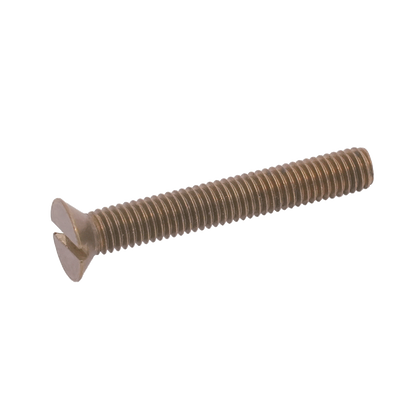 Slotted flat countersunk head screws DIN 963 brass