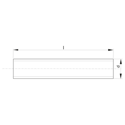 Barra filettata DIN 976-1 A acciaio 10.9 Zincato bianco