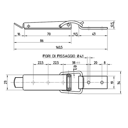 Toggle latch