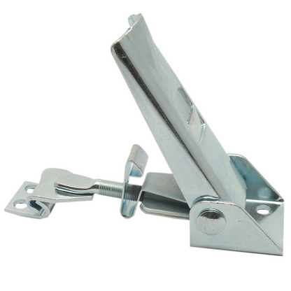 Adjustable toggle latch for padlock