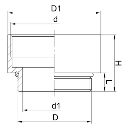 Adattatore circolare metrico-PG