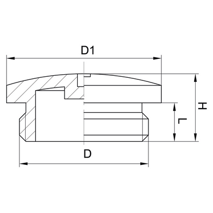 Tappo filettato passo PG IP54