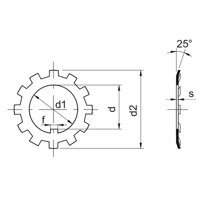 Rosette di sicurezza MB HV 100 Zincato bianco