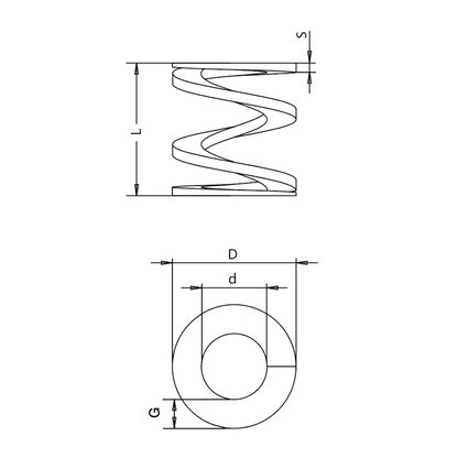 Molle in plastica composita