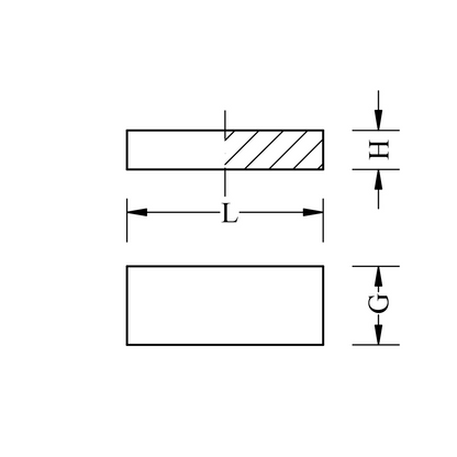 Magnete piastra ferrite