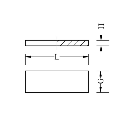 Magnete piastra gomma ferritica