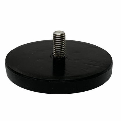 Magnete pot piatto maschio gommato