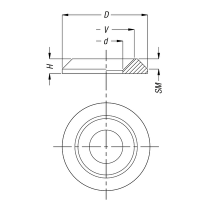 Rondella tornita conica RTC