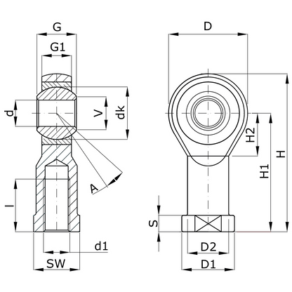 A-BA Female junction head