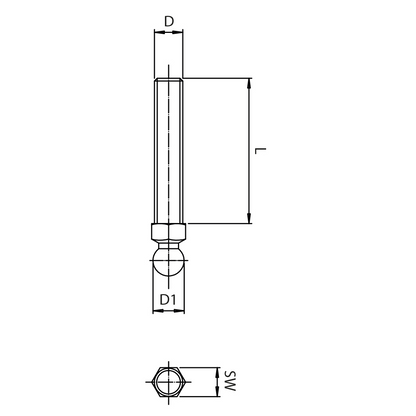 Perno inox